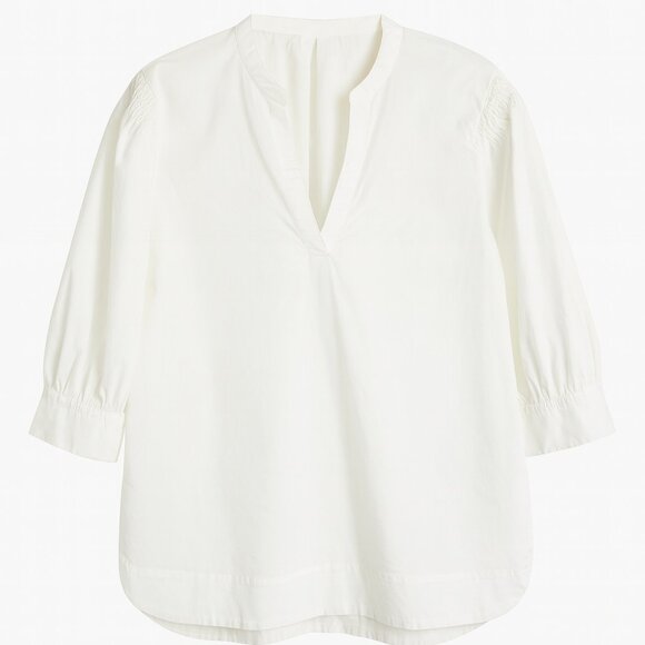 Gibson Latimer 100% Cotton White Blouse - Picture 2 of 10